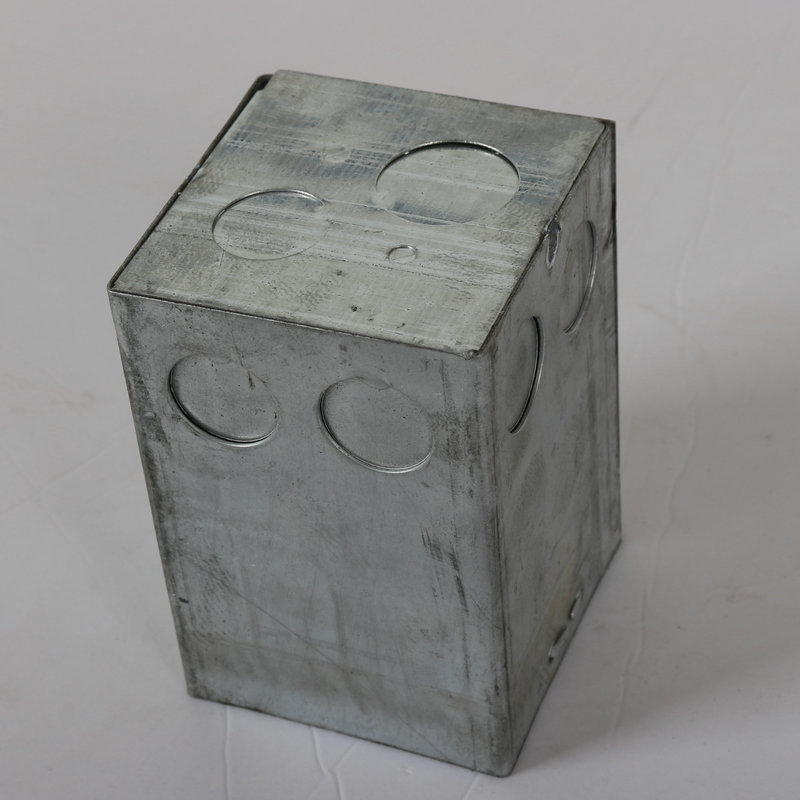 厂家批发拉伸盒 焊接金属接线盒方盒 镀锌八角接线盒暗装盒