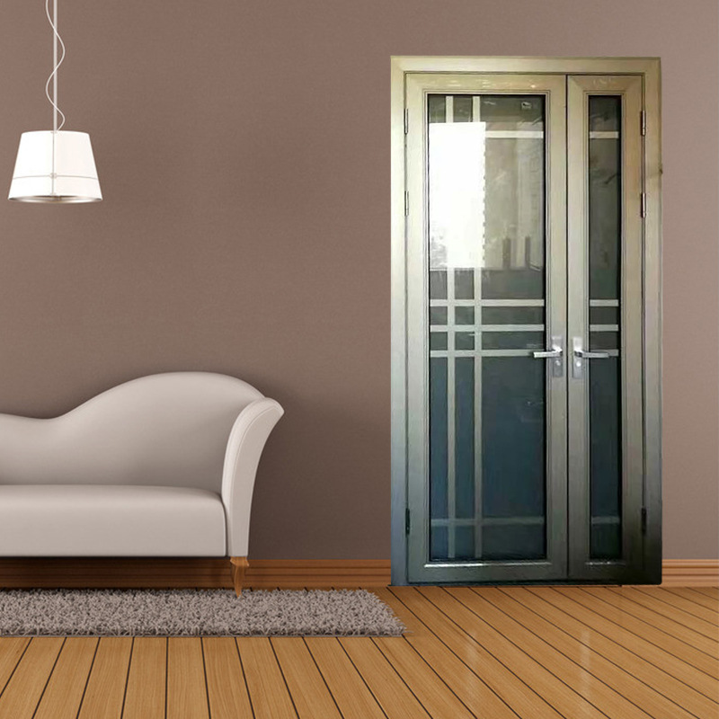 厂家供应 铝合金子母门钢化玻璃平开门卫生间门厨房门阳台门订制