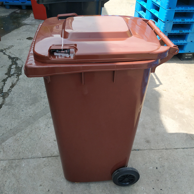 240l环卫垃圾桶批发小区120l塑料分类垃圾箱脚踏户外挂垃圾桶厂家