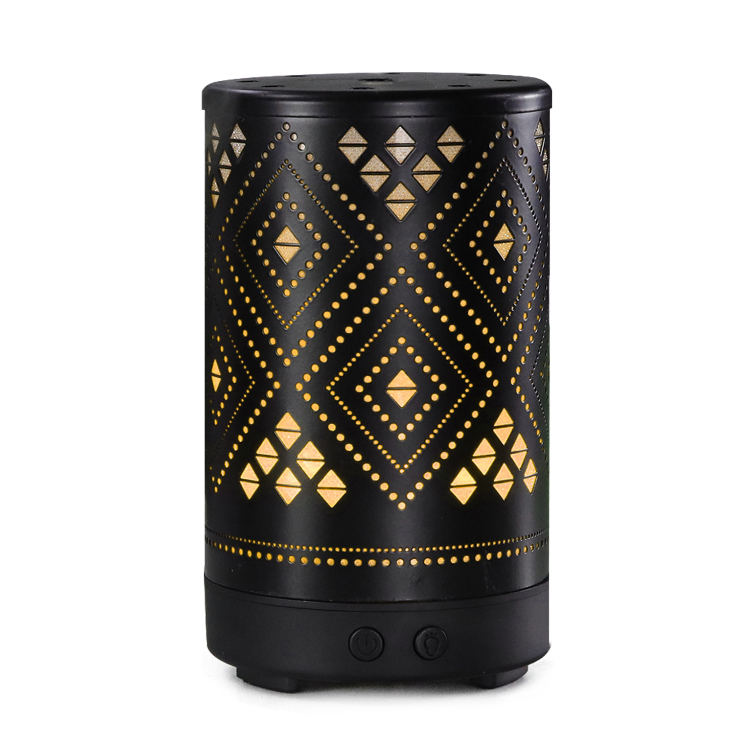 新品aroma diffuser100ml铁艺香薰机加湿器 静音超声波精油扩散仪