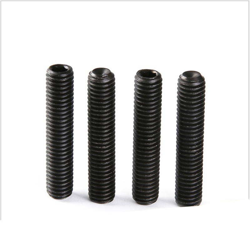 高强度双头螺栓 碳钢8.8级全螺纹螺柱发黑全扣丝牙棒双头螺丝厂家