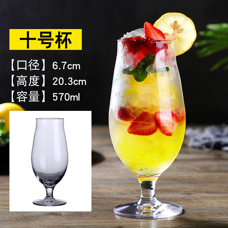 Pc Plastic Champagne Cup Red Wine Glass Bar Acrylic Red Wine Bottle Transparent Goblet Brandy Cup