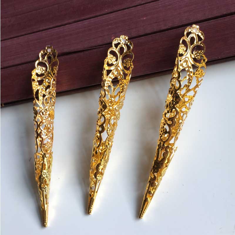 古装假指甲套演出摄影道具清朝配饰甄嬛传皇后嫔妃护甲长假指甲套