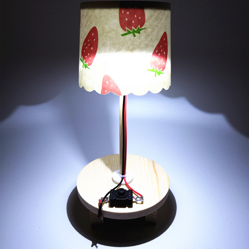 自制圆底小台灯diy科普手工制作 科技小制作儿童益智玩具工厂批发