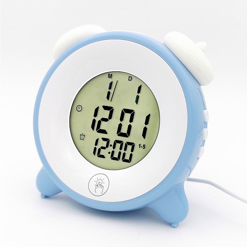 闹钟电子钟学生儿童小闹钟数字led创意时尚多功能时钟万年闹钟