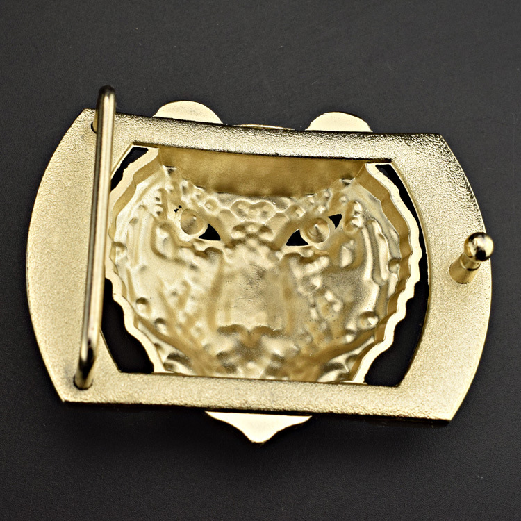 寸5 老虎扣头个性男士皮带扣头腰带配件镶钻大扣合金平滑扣中国风