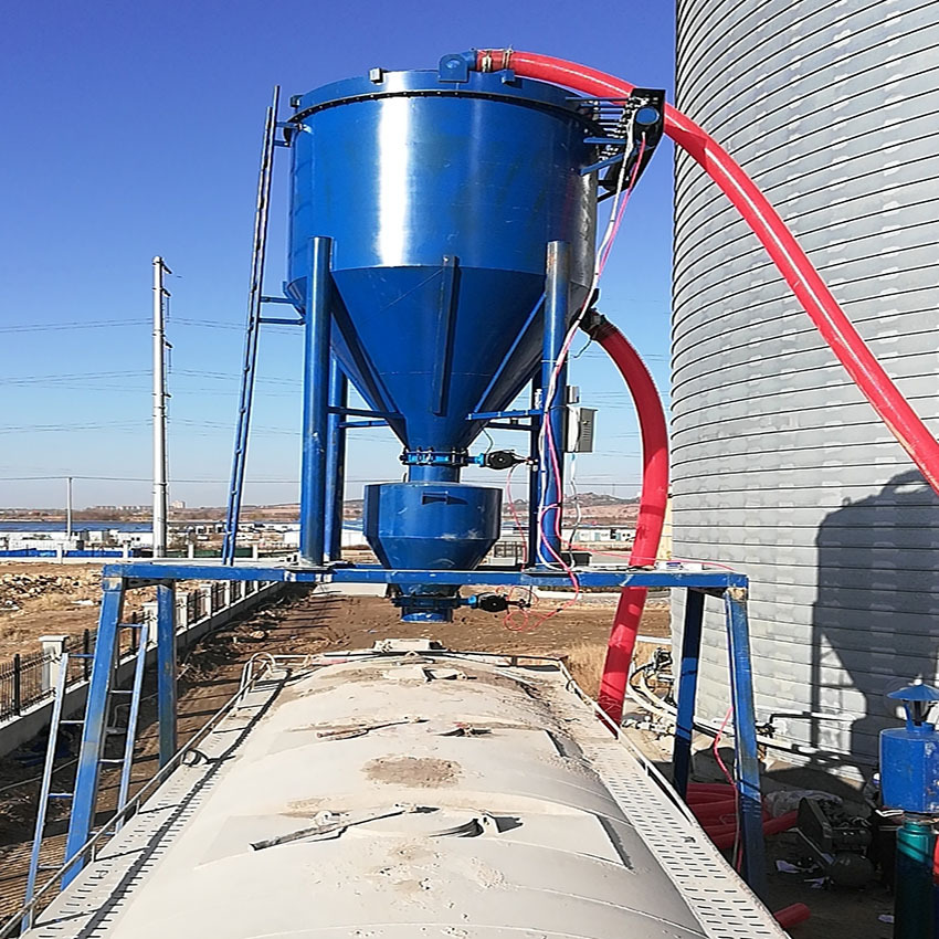 重庆钢板仓出库装灰气力输送机水泥卸集装箱气力输送机