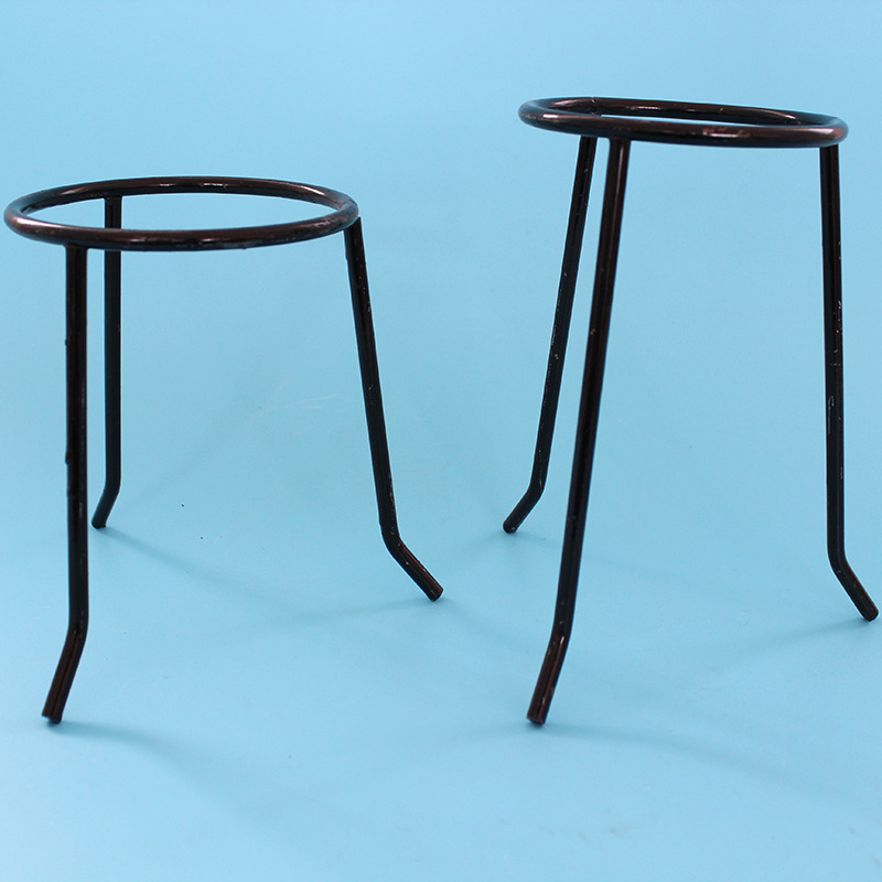 厂家供应三角架 铁质烤漆90mm 实验室烧杯架批发 种类多可定制