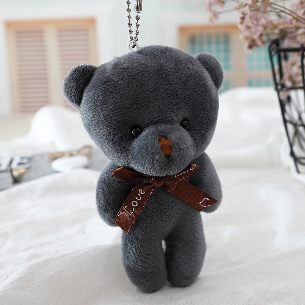 Master Wang Factory Direct Sales Xiaodi Bear Plush One-Piece Bear Doll Bear Small Gift Keychain Pendant
