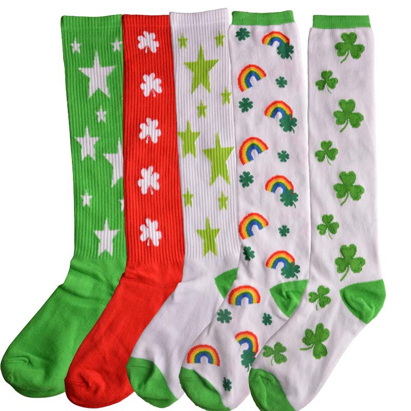 European and American Foreign Trade Athletic Socks Combed Cotton Socks Mid-Calf Knee-Length