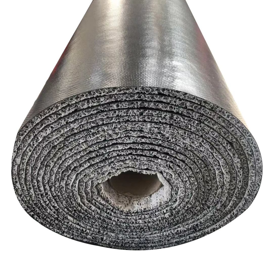 厂家批发整卷白色丝圈pvc卷材 白坯喷丝印花打印加工定制地毯地垫