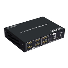 HDMI矩阵切换器hdmi四进二出4进2出分屏器18G带宽光纤音频分离器