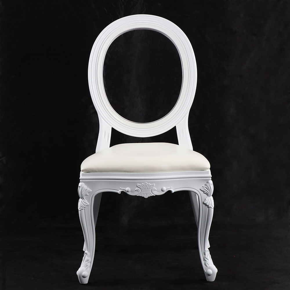 堆叠树脂路易斯椅 欧式户外婚礼圆背餐椅 pc透明亚克靠背塑料椅子