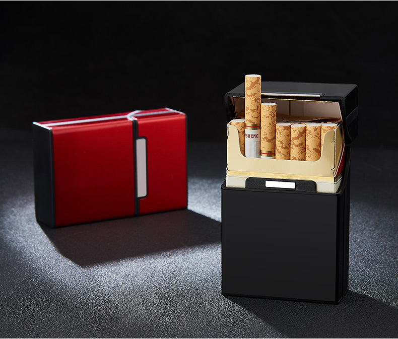 dh7713抗压防潮防水烟盒男士铝制20只装彩图签名定制创意个性批发