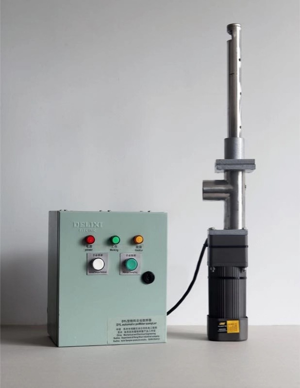 苏州鸿顺dyl-1型齿轮电动螺杆取样器 水泥粉料自动取样机