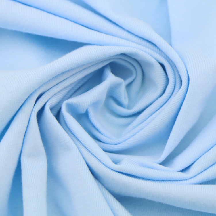 优质直供 50s棉莫代尔拉架平纹 48棉48莫代尔4氨纶 t恤打底面料