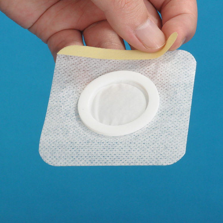 水刺布穴位贴14*14内径9空白贴三九贴三伏贴膏药底布肚脐贴艾灸贴