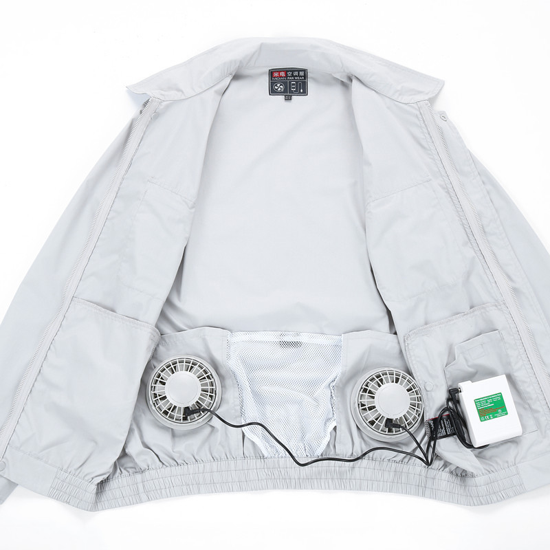 米电空调服 风扇服 夏天防暑风扇降温服工作服电焊服钓鱼服冰衣