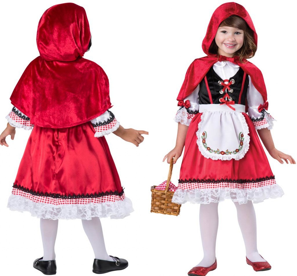 新款万圣节儿童小红帽角色扮演舞台服小红帽cos服装 外贸童装