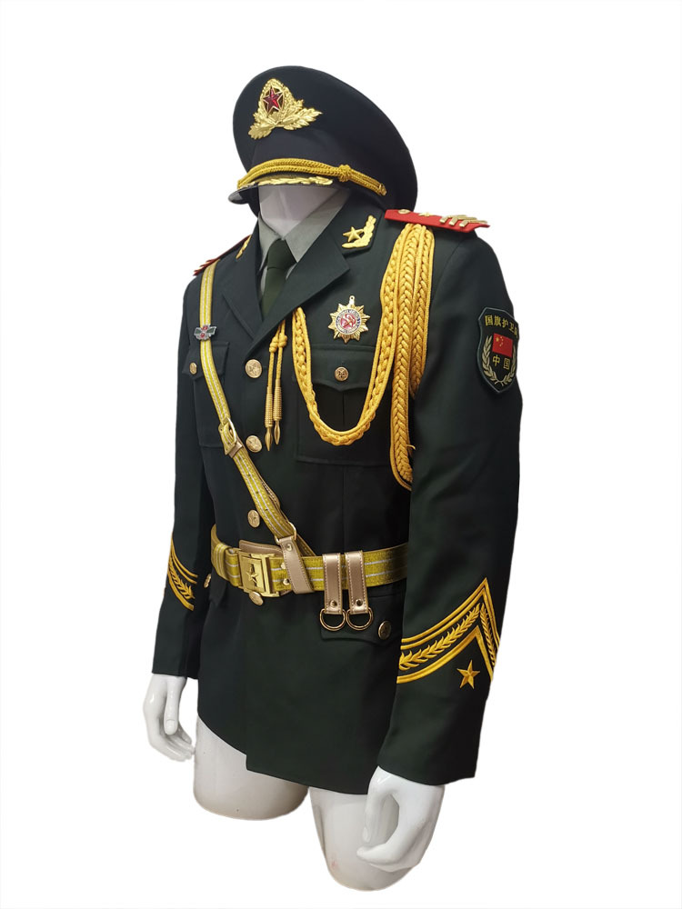 新式三军仪仗队陆海空表演出礼服装礼宾服套升旗手升旗班护卫队乐