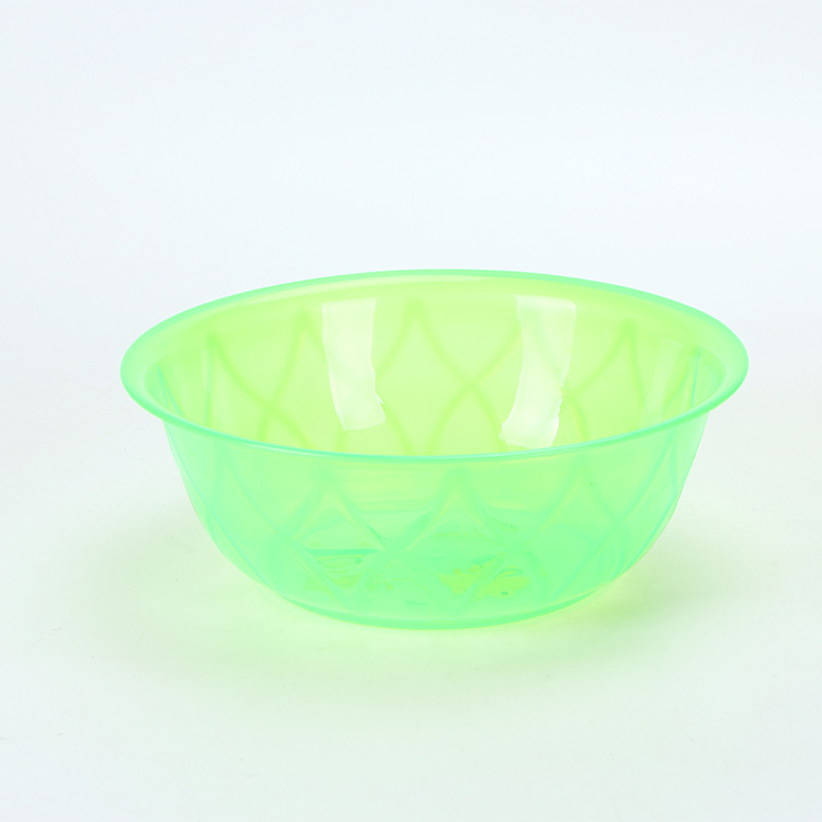 Plastic Basin Transparent Strawberry Basin Palm Basin Bait Bowl Small Washbasin Promotion One Yuan Two Yuan Store 0594