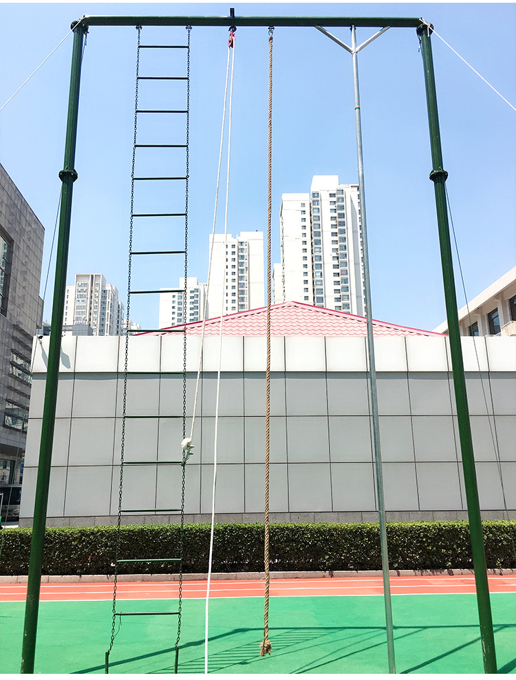 攀爬架室外体能训练户外爬绳爬杆爬软梯三位合一部队训练器材供应
