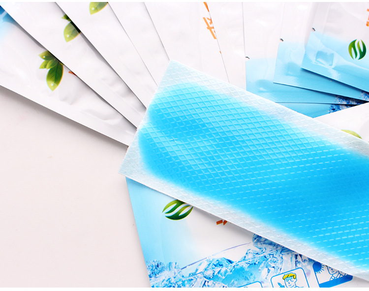 t 冰凉贴清凉贴 夏季防暑物理降温散热贴 冷敷贴 水凝胶贴降温贴