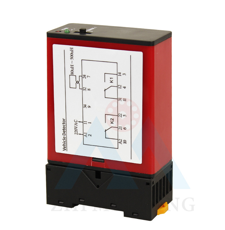 志美通车辆检测器停车场道闸单路地感线圈控制器地感感应器车检器