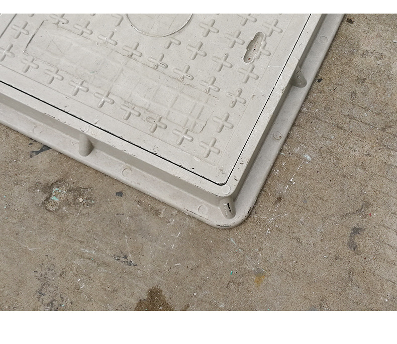 树脂复合密封井盖方形电力电缆沟盖板绿化井盖钢筋结构耐磨耐压