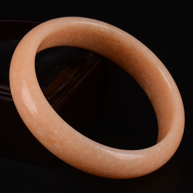 厂家供应 10元模式a货晚霞红手镯米黄玉玉石镯子批发