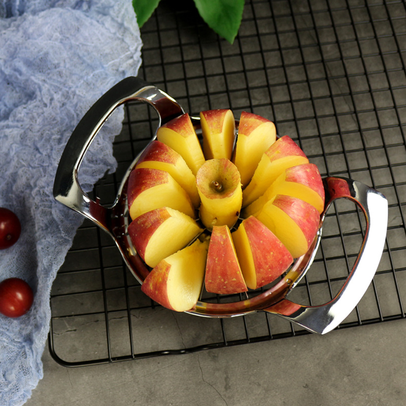 New 304 Stainless Steel Fruit-Cuttng Device Fruit Splitter Large Zinc Alloy Apple Corer Creative Kitchen Gadget