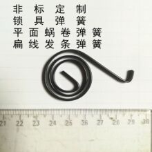 厂家供应异型弹簧锰钢不锈钢扁线弹簧发条弹簧锁具弹簧涡卷弹簧