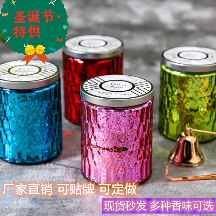 外贸圣诞香薰蜡烛伴手礼香薰蜡烛大豆蜡套盒giftsetinscandle