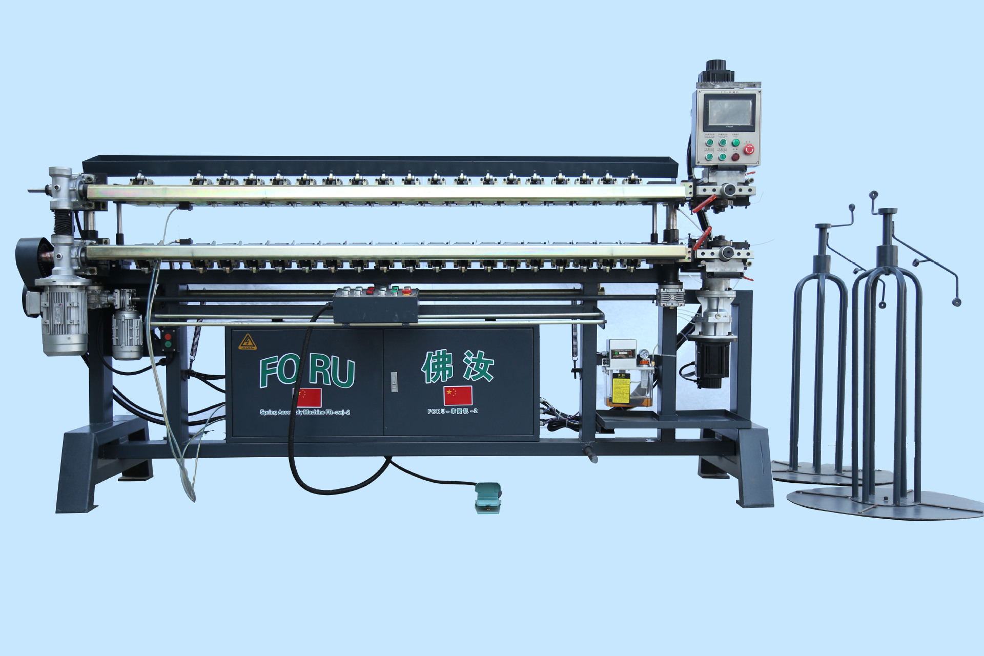广东佛山自动串簧机佛汝机械床垫专用弹簧机厂家直销
