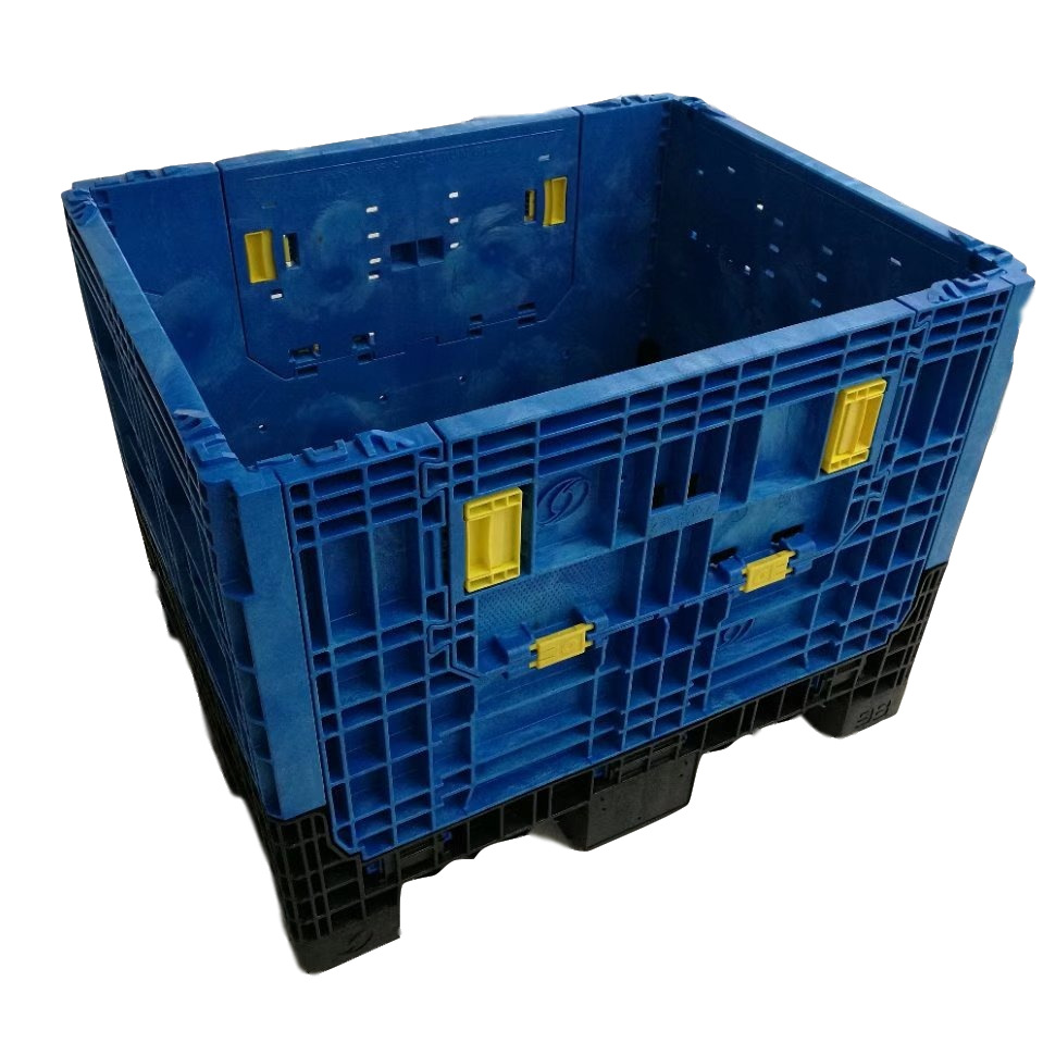 塑料大型折叠卡板箱物流箱运输箱带托运输节约空间质量超好