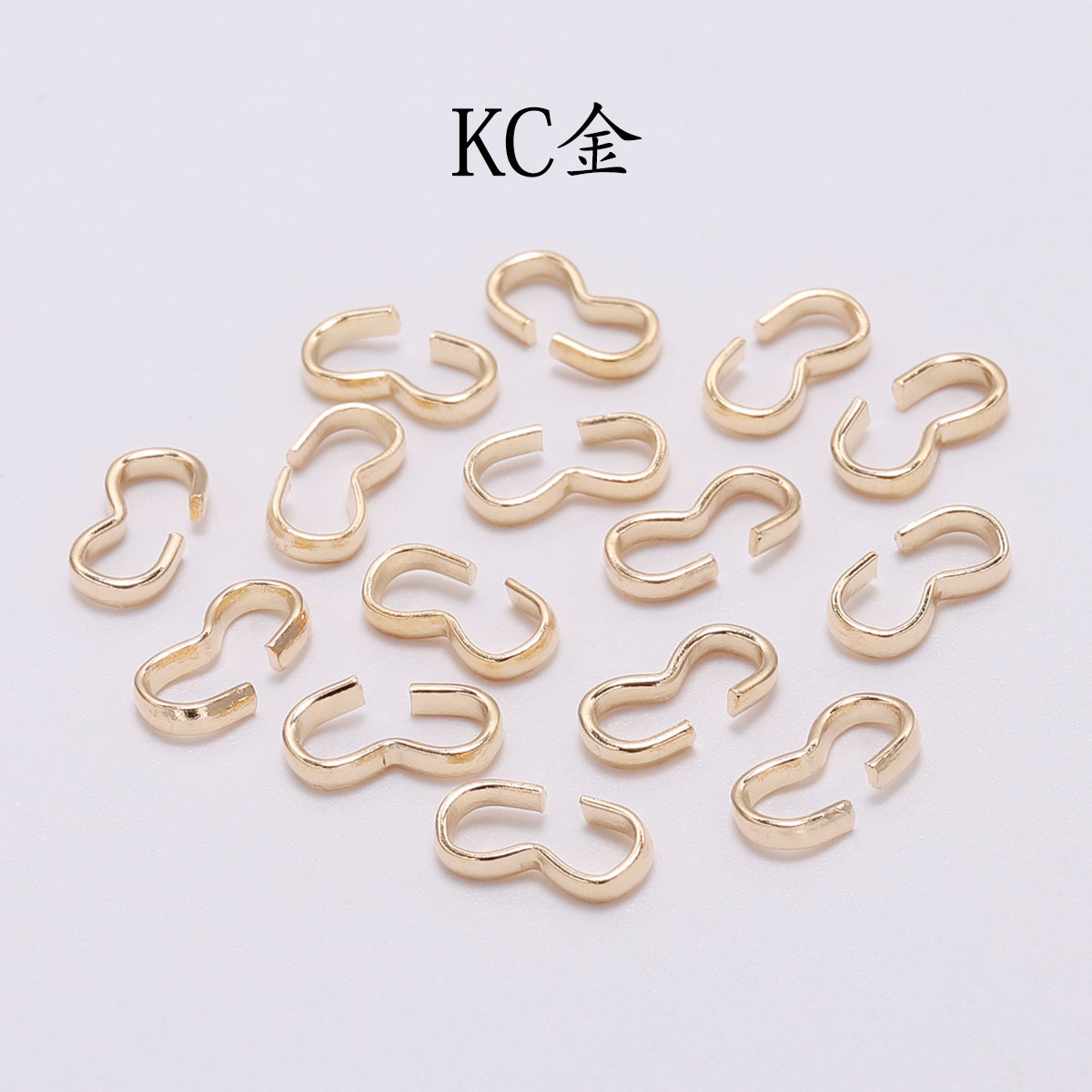 3字扣饰品连接器 diy饰品配件手链镯吊坠 w扣字母扣连接扣项链扣