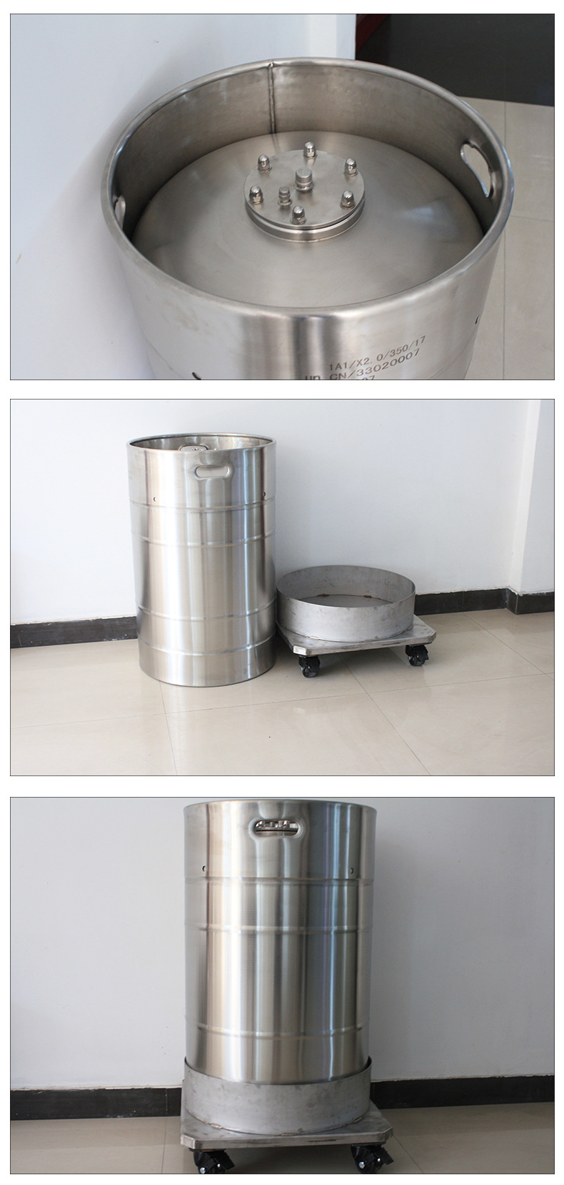 危包可定制不锈钢桶 200l 半导体光刻胶nowpak 锂电池 医药周转桶