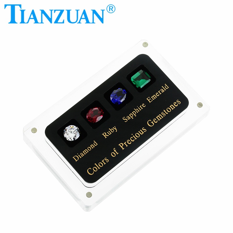 锆石比色石四大名宝颜色鉴定钻石定制分级考试参照教学工具比色石