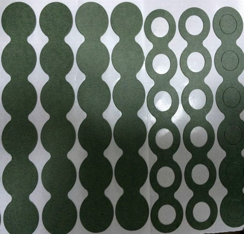 青稞纸绝缘阻燃材料定制成型 耐高温18650锂电池可背胶绝缘材料