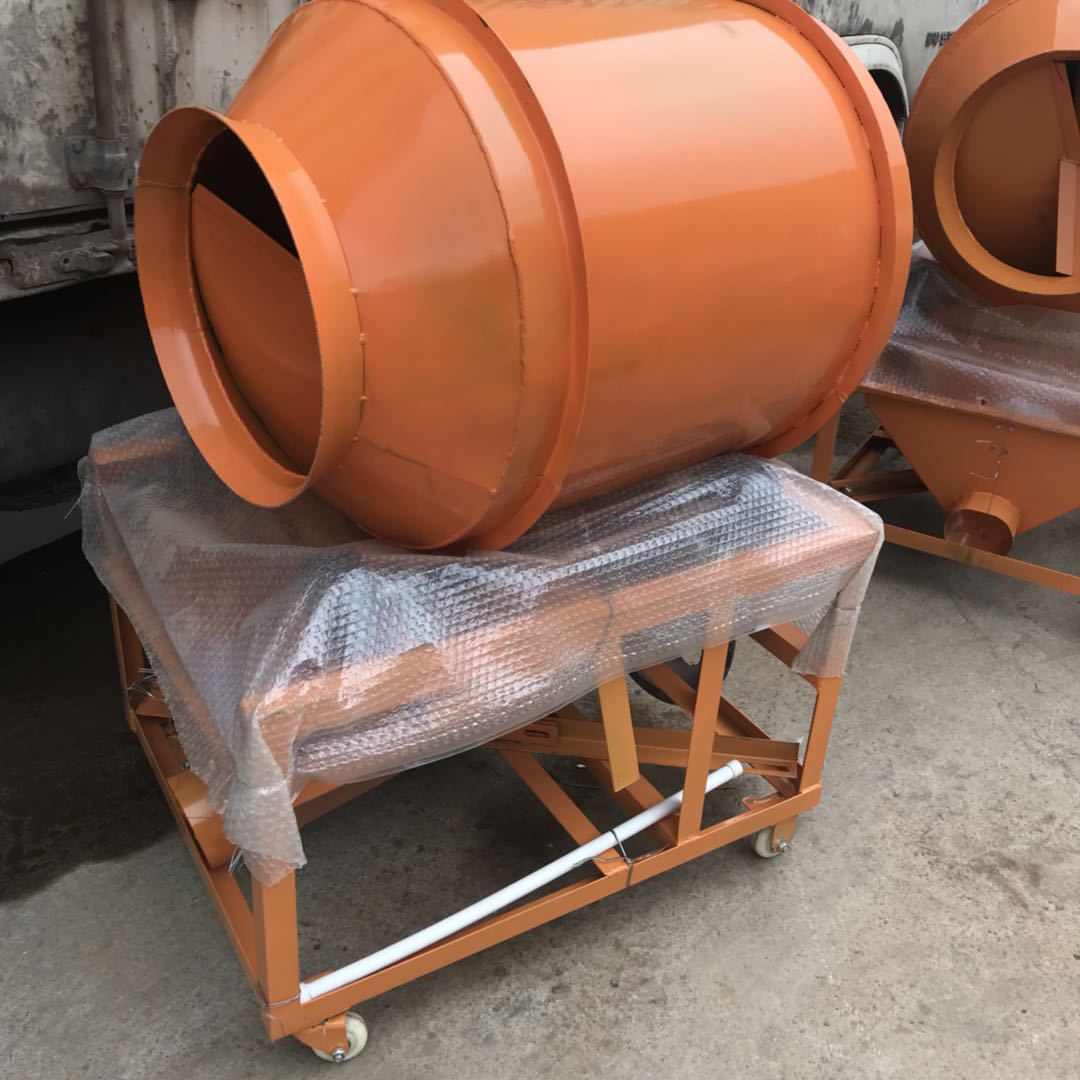 卧式水稻滚筒拌种机 电动小型鱼饵料搅拌机 厂家种子包衣机包邮