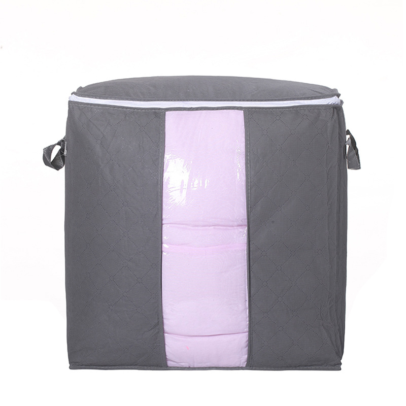 Raised More than Large Quilt Colorful Bamboo Charcoal Buggy Bag Clothing Quilt Organize and Storage Clothes Storage Bag