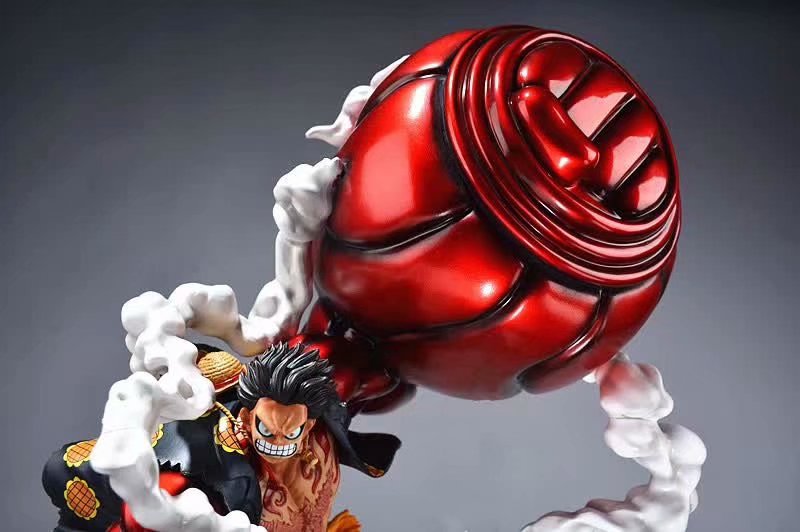 海贼/航海王 gk超巨大路飞 大手路飞 四档路飞猿王枪 雕像模型