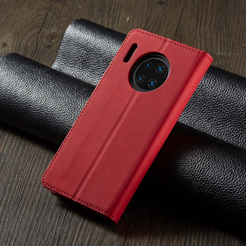 华为mate30梦幻复古纹商务手机套mate30 pro翻盖插卡支架款保护套