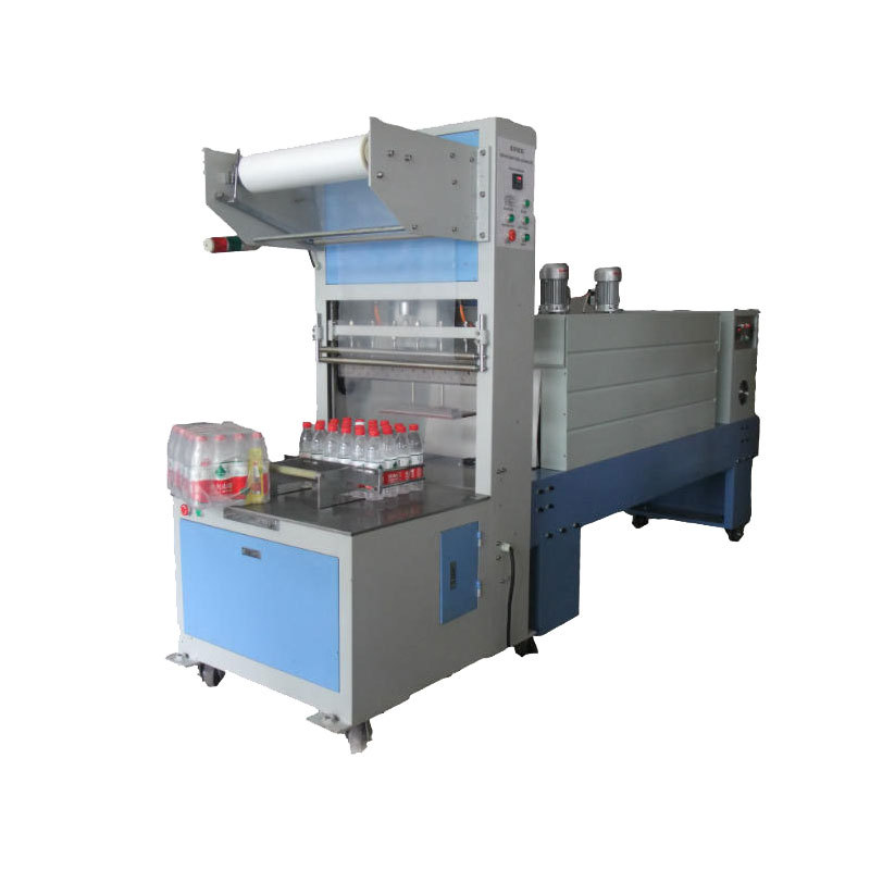 厂家现货济南玻璃水瓶裹包机 饮料瓶塑包机 pe自动收缩包装机