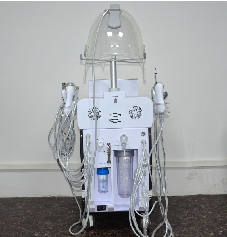 韩国新款太空人水氧仪皮肤管理补水嫩肤清洁仪面部洗黑头注氧仪器