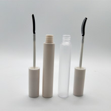 12ml白盖硅胶睫毛刷吹瓶睫毛空管配白色磨砂瓶睫毛增长液瓶可印刷
