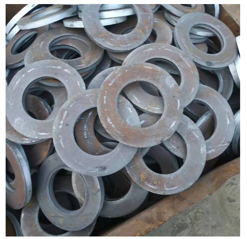 厂家直销q235冲压法兰毛坯 345b法兰连接盘 订做冲压垫片异型件