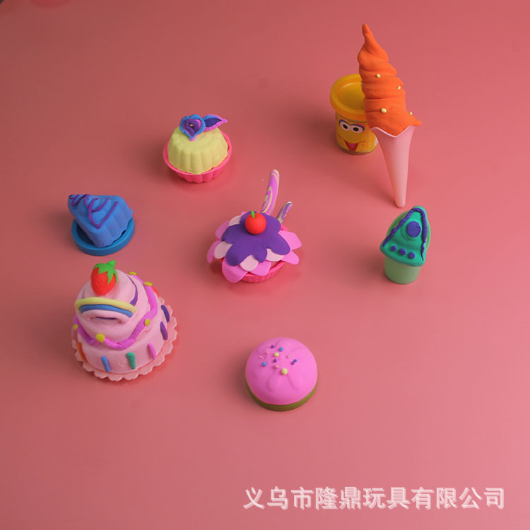 培乐宝diy蛋糕彩泥面粉泥超轻黏土套装益智儿童橡皮泥