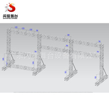 厂家批发铝合金方管桁架 背景架 活动展示架 圆管桁架