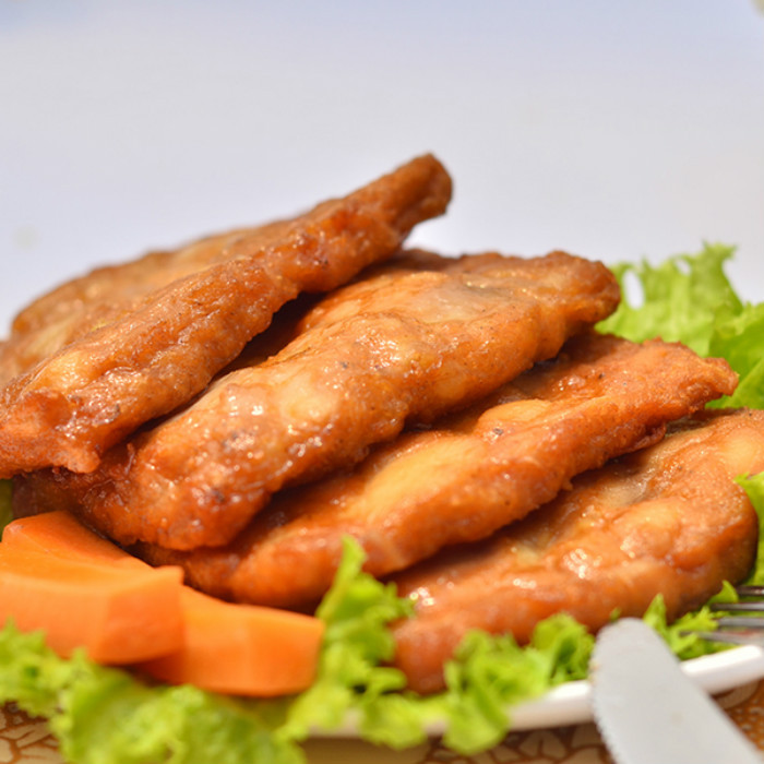 齐汇香蒸肉排油炸小吃半成品汉森肉排15片食堂早餐原料5袋包邮